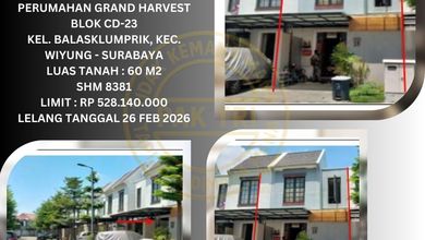 Jual Rumah Nyaman di Wiyung, Surabaya - LT 60m²