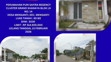 Rumah Nyaman di Area Menganti, Surabaya, LT 65m², Harga 314 Juta