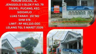 Jual Cepat Rumah Murah di Jenggolo, Sidoarjo - LT 157m²