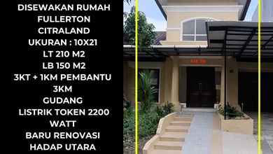Rumah Sewa Nyaman Lokasi Lakarsantri, Surabaya, LB 150m²