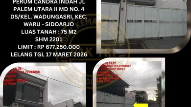 Rumah Dijual di Waru, Sidoarjo, LB 100m², Harga Terbaik!