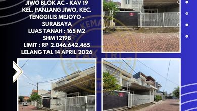 Kesempatan Rumah di Tenggilis Mejoyo, Surabaya, LB 100m², Harga 2,04 Miliar