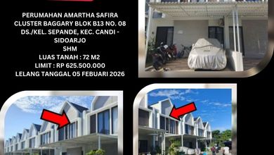 Rumah Idaman di Candi, Sidoarjo, 2 KT, Harga 625 Juta