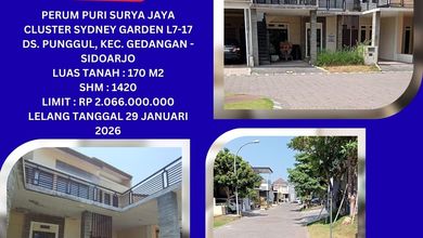 Rumah Dijual di Gedangan, Sidoarjo, LB 100m², Harga Terbaik!