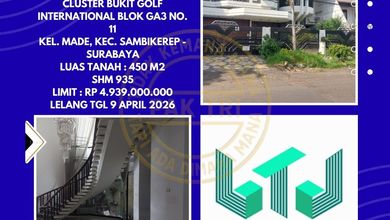 Rumah Area Luxury Sambikerep, Surabaya - Harga Terbaik 4,93 Miliar