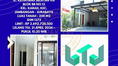 For Sale rumah Premium di Ketintang, Surabaya - LT 200m²