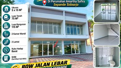 Ready!! 1 Unit Ruko Dijual Murah di Perumahan Amartha Safira Sepande Sidoarjo