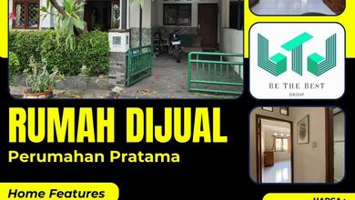 Kesempatan Langka, rumah Prestisius di Wiyung, Surabaya, LB 120m²