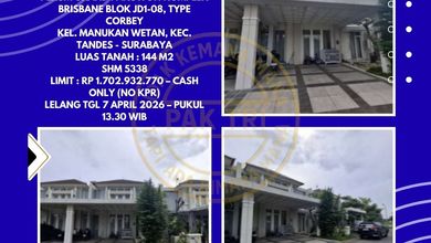 Rumah Dijual di Tandes, Surabaya, LB 80m², Harga Terbaik!