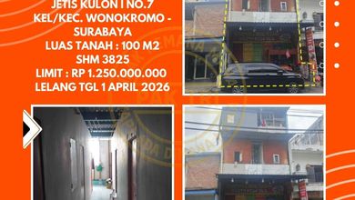 Properti Siap Pakai di Kawasan Wonokromo, Surabaya, LT 100m²