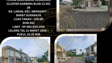 Dijual Rumah Strategis di Menganti, Surabaya - LT 108m²