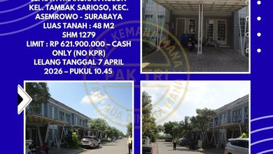 Rumah Siap Pakai di Area Asemrowo, Surabaya, LT 48m²