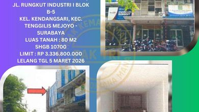 Jual Ruko Lelang Bank di Sidoarjo (Ruko Section One - Rungkut Industri) : Lelang Kpknl