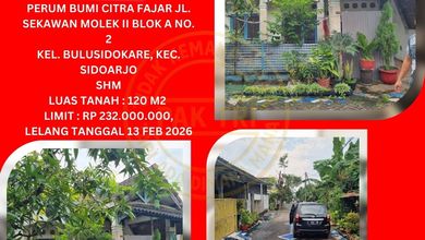 Jual Cepat Rumah Terjangkau di Candi, Sidoarjo - Luas Tanah 120m²