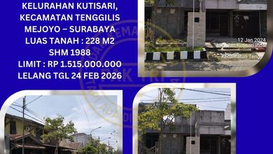Rumah Dijual di Kutisari, Surabaya, LB 80m², Harga Kompetitif!