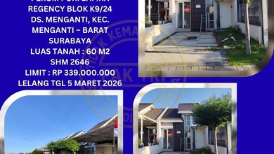 Jual Rumah Murah di Menganti, Surabaya, 2 KT, Penawaran Terbaik