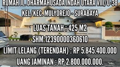 Hunian Mewah di Kawasan Mulyorejo, Surabaya, LB 350m², Harga 5,84 Miliar