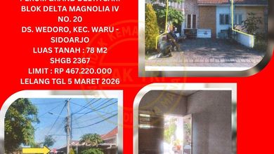 Rumah Minimalis Harga Ekonomis di Gedangan, Sidoarjo, LB 40m²