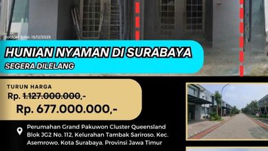 Dijual Rumah Nyaman di Asemrowo, Surabaya - LT 60m²