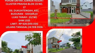 Properti Siap Pakai di Kawasan Buduran, Sidoarjo, LT 112m²