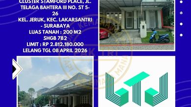 Rumah Area Luxury Lakarsantri, Surabaya - Harga Menarik 2,81 Miliar