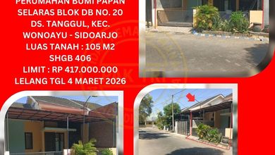 Jual Cepat Rumah Murah di Wonoayu, Sidoarjo - LT 105m²