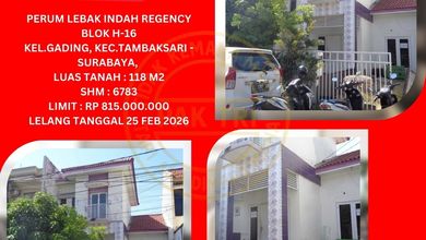 Jual Rumah Nyaman di Tambaksari, Surabaya - LT 118m²