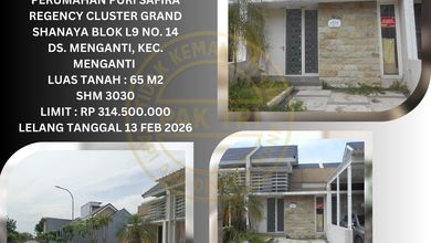 Rumah Minimalis Harga Hemat di Menganti, Surabaya, LB 40m²