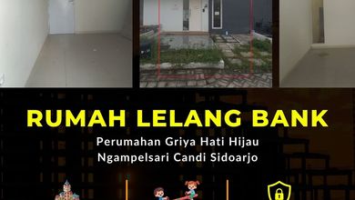 Jual Cepat Rumah Terjangkau di Candi, Sidoarjo - Luas Tanah 70m²