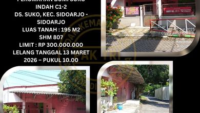 Jual Rumah Murah di Sukodono, Sidoarjo, 2 Kamar Tidur, Penawaran Terbaik