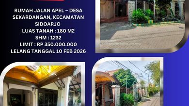Jual Rumah Siap Huni di Candi, Sidoarjo, 3 KT, Harga Terbaik