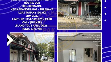 Rumah Dijual di Karangpilang, Surabaya, LB 90m², Harga Kompetitif!