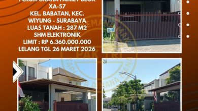 Dijual rumah Mewah di Wiyung, Surabaya - LT 287m²