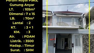 Hunian Favorit di Gununganyar, Surabaya, 4 KT, Harga 1,45 Miliar