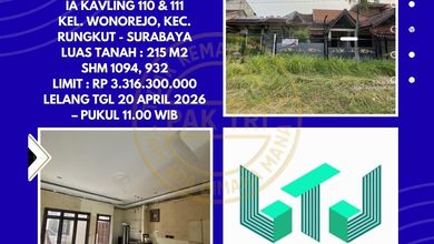 Hunian Mewah di Kawasan Wonorejo, Surabaya, LB 100m², Harga 3,31 Miliar