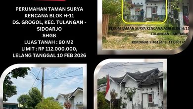 Rumah Minimalis Harga Hemat di Tulangan, Sidoarjo, LB 30m²