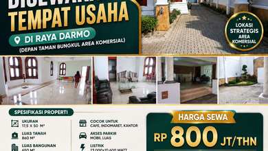 Terakhir Disewa Grapari Telkomsel!! Disewakan Tempat Usaha di Raya Darmo (Depan Taman Bungkul Area Komersial)