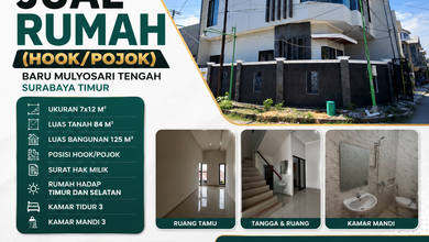 Kesempatan Rumah di Mulyosari, Surabaya, LB 125m², Harga 1,62 Miliar