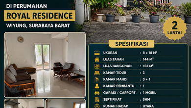 Rumah Area Luxury Wiyung, Surabaya - Harga Menarik 2,8 Miliar