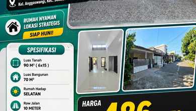 Jual Cepat Rumah Terjangkau di Sukodono, Sidoarjo - Luas Tanah 90m²