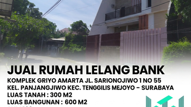 For Sale rumah Mewah di Tenggilis Mejoyo, Surabaya - LT 300m²
