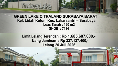 Hunian Favorit di Lakarsantri, Surabaya, 3 KT, Harga 1,68 Miliar