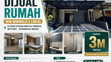 Rumah Area Luxury Wiyung, Surabaya - Harga Menarik 3 Miliar