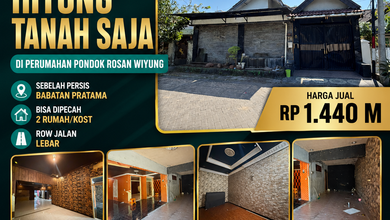 Rumah Dijual di Wiyung, Surabaya, LB 260m², Harga Kompetitif!