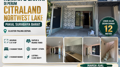 Rumah Dijual di Pakal, Surabaya, LB 40m², Harga Terbaik!