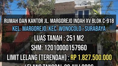 Rumah Siap Pakai di Kawasan Wonocolo, Surabaya, LT 251m²