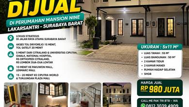 Rumah Dijual di Lakarsantri, Surabaya, LB 50m², Harga Terbaik!
