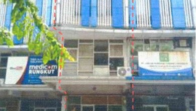 Luas 80 M2 - 4 Lantai!! Dijual Ruko Via Lelang di Tenggilis Mejoyo Surabaya (Komplek Ruko Section One) - Harga Obrall!!
