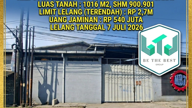 Luas Tanah 1016 M2!! Dijual Gudang Via Lelang di Pakal Surabaya (Jalan Raya Sumberejo Makmur) - Harga Obrall!!