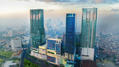 Office Building Pakuwon Tower Surabaya dengan View Kota